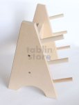 Photo4: Japanese wooden knife stand display holder tower rack for 3 knives