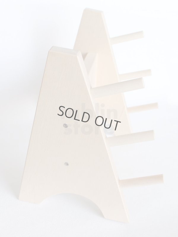 Photo4: Japanese wooden knife stand display holder tower rack for 3 knives