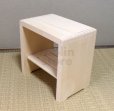 Photo6: Japanese Hiba-Hinoki bath chair natural wood Stool yc H30cm