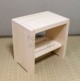 Photo5: Japanese Hiba-Hinoki bath chair natural wood Stool yc H30cm