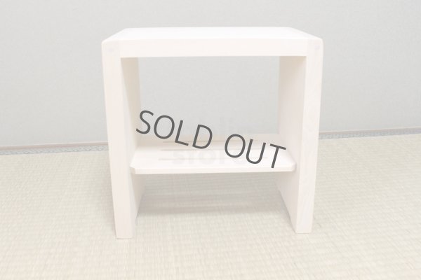 Photo4: Japanese Hiba-Hinoki bath chair natural wood Stool yc H30cm