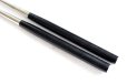 Photo7: Moribashi Chopsticks Honyaki stainless steel Japanese Sushi Chef's Garnishing Round Black plywood any size