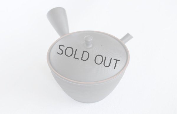 Photo3: Tokoname YT Japanese tea pot kyusu Gyokko line black 300ml