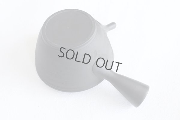 Photo7: Tokoname YT Japanese tea pot kyusu Gyokko line black 300ml