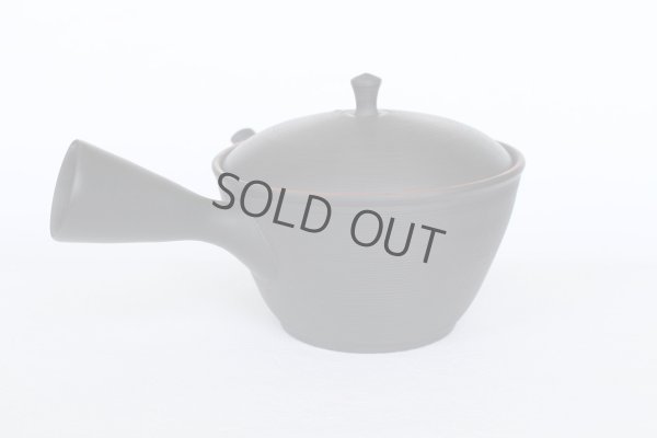 Photo9: Tokoname YT Japanese tea pot kyusu Gyokko line black 300ml