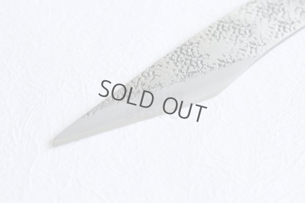 Photo6: Kiridashi Grafting knife Woodworking Okeya Yasuki blue 2 steel Left hand BW 24mm