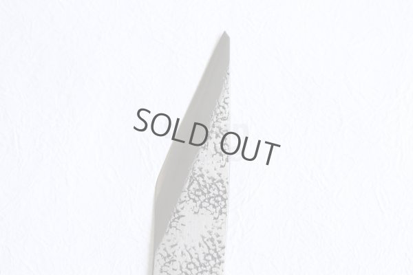 Photo3: Kiridashi Grafting knife Woodworking Okeya Yasuki blue 2 steel Left hand BW 24mm