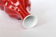 Photo11: Arita porcelain Japanese sake bottle & cups set red mentori Seito kiln 400ml