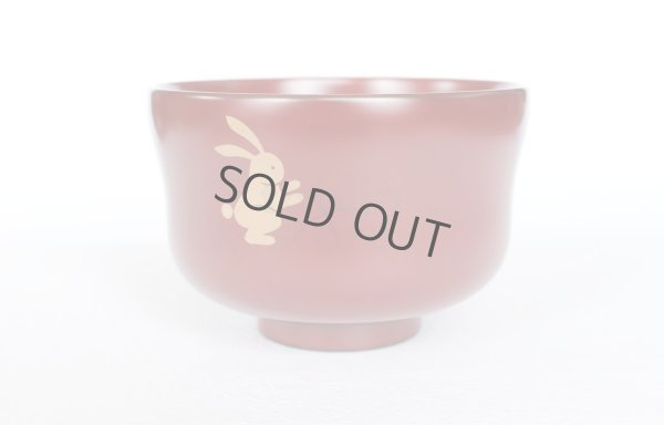 Photo5: Japanese Echizen Urushi lacquer soup rice bowl wan rabbit D10.3cm set of 2