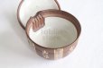 Photo8: Kiyomizu pottery Japanese tea pot Shiboridashi Mishima gold Yoshinobu 160ml (8)