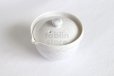 Photo3: Kiyomizu porcelain Japanese tea pot Shiboridashi white crystal glaze Toan 170ml
