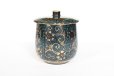 Photo3: Kutani porcelain Futatuki Yunomi blue gold aotibu Japanese tea cup (set of 2)