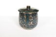 Photo9: Kutani porcelain Futatuki Yunomi blue gold aotibu Japanese tea cup (set of 2)