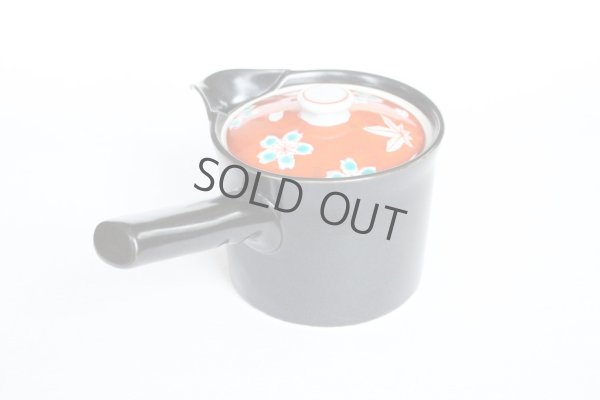 Photo4: Arita Porcelain Japanese tea pot Shunjyu red S type strainer black 375ml