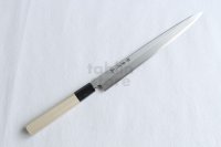 SAKAI TAKAYUKI Chef Ginsan Japanese knife Silver-3 steel Fugu hiki Sashimi