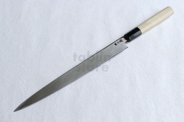 Photo9: SAKAI TAKAYUKI Chef Ginsan Japanese knife Silver-3 steel Fugu hiki Sashimi