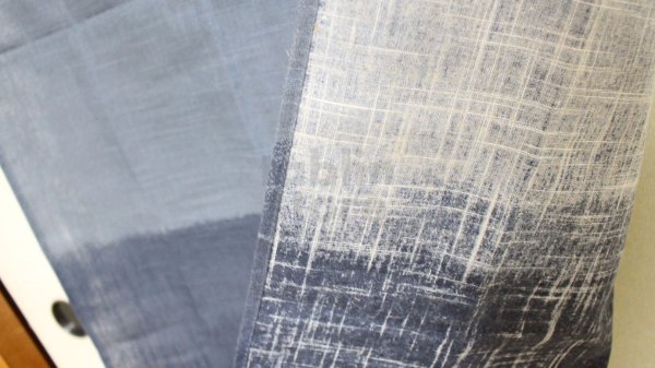 Photo6: Noren Japanese Curtain Doorway NM SD gradation blue 85 x 150 cm