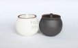 Photo1: Shigaraki pottery salt sugar storage container box 190ml (1)