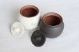 Photo3: Shigaraki pottery salt sugar storage container box 190ml (3)