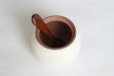 Photo8: Shigaraki pottery salt sugar storage container box 190ml
