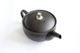 Photo11: Tokoname Japanese tea pot Gyokuryu ceramic tea strainer tsumami-w black 290ml