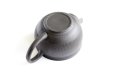 Photo7: Tokoname Japanese tea pot Gyokuryu ceramic tea strainer tsumami-w black 290ml