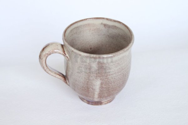 Photo3: Hagi Senryuzan climbing kiln Japanese pottery mug coffee cup ekubo go