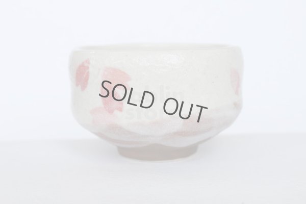 Photo5: Mino ware Japanese pottery tea ceremony bowl Matcha chawan sakura sho noten