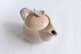 Photo6: Hagi yaki ware Japanese tea pot Mai with stainless tea strainer 390ml