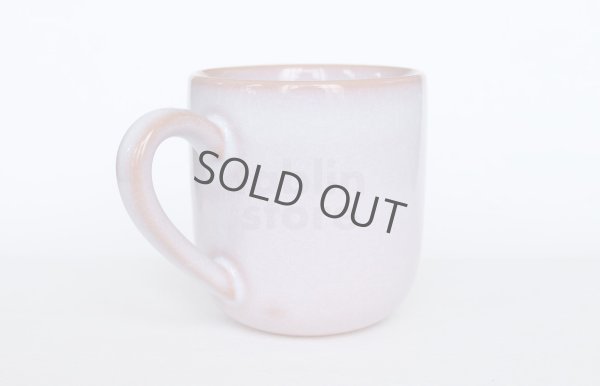 Photo5: Hagi yaki ware Japanese pottery mug coffee cup purple flower 320ml