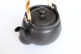 Photo8: Tokoname Dobin Japanese tea kettle black heat resistance pottery 1100ml