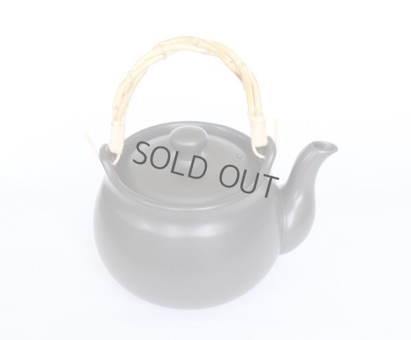 Photo4: Tokoname Dobin Japanese tea kettle black heat resistance pottery 1100ml