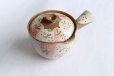 Photo3: Kiyomizu Kyoto kumagai pottery tea pot kyusu flower yokote shiboridashi 420ml