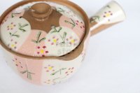 Kiyomizu Kyoto kumagai pottery tea pot kyusu flower yokote shiboridashi 420ml