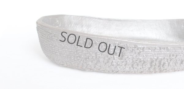 Photo3: Ikebana Suiban Vase Shigaraki Japanese pottery nanban kushime oval kaki W34cm