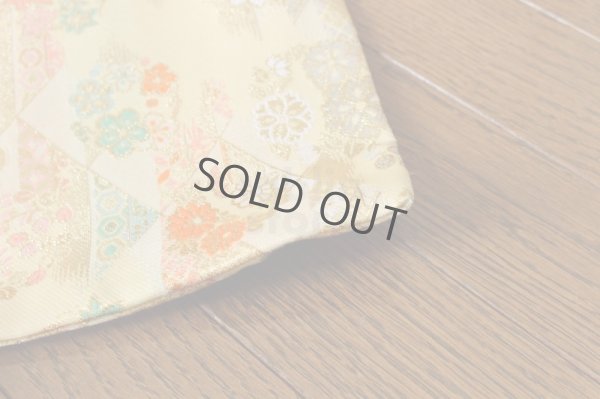 Photo11: Japanese floor pillow cushion cover polyester brocade Kinran