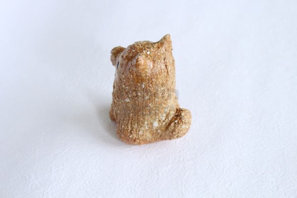 Photo5: Shiba inu dog Shigaraki pottery Japanese doll mame H7cm