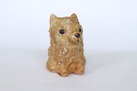 Shiba inu dog Shigaraki pottery Japanese doll mame H7cm