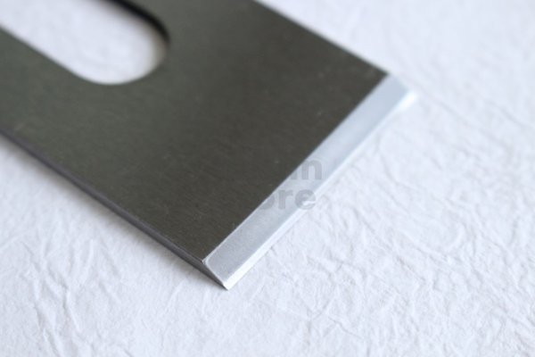 Photo10: Tsunesaburo smoothing plane replacement blade Blue 2 steel any size