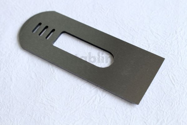 Photo6: Tsunesaburo smoothing plane replacement blade Blue 2 steel any size