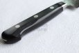 Photo12: Sakai Takayuki Mirror Polish Damascus 45 layer Santoku knife 170mm  (12)