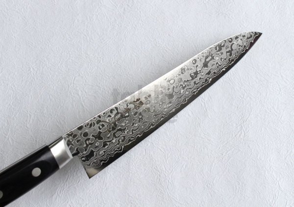 Photo2: Sakai Takayuki Mirror Polish Damascus 45 layer Gyuto knife 210mm 