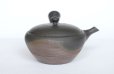 Photo4: Tokoname tea pot kyusu Gyokko pottery tea strainer YT yohen suji-line 110ml
