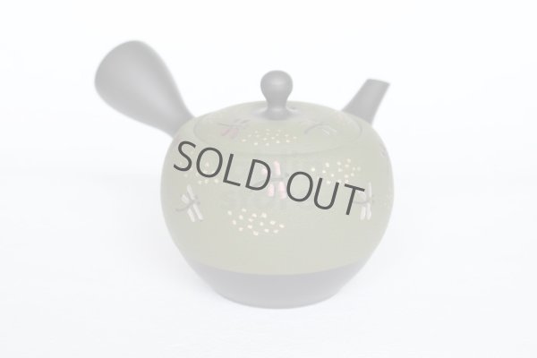 Photo12: Tokoname Japanese tea pot kyusu YT Shohou needle green 320ml