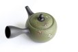 Photo5: Tokoname Japanese tea pot kyusu YT Shohou needle green 320ml