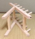 Photo6: Japanese wooden knife stand display holder tower rack for six knives