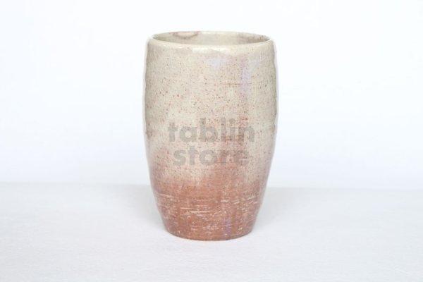 Photo7: Hagi Senryuzan climbing kiln Japanese pottery tumbler yohen ekubo set of 2