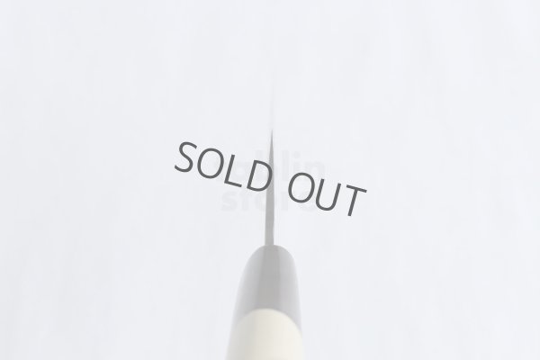 Photo8: Shigeki Tanaka Blue 2 steel 17 layer Damascus Hand forged Wa Gyuto knife 185mm 