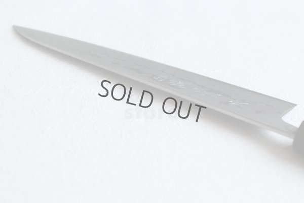 Photo6: Shigeki Tanaka Blue 2 steel 17 layer Damascus Hand forged Wa Gyuto knife 185mm 