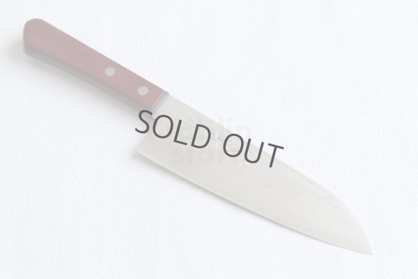 Photo10: Shigeki Tanaka VG10 17 layer Damascus Hand forged Santoku knife 165mm